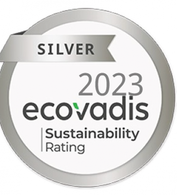 Logo Ecovadis Silver 2023